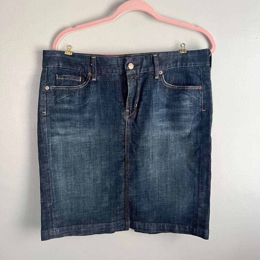 2000’s Citizens of Humanity Blue Denim Skirt size 31 - Like New!